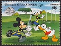 Grenadines 1988 Walt Disney 5 ¢ Multicolor Scott 1002. GRE 1002. Subida por susofe